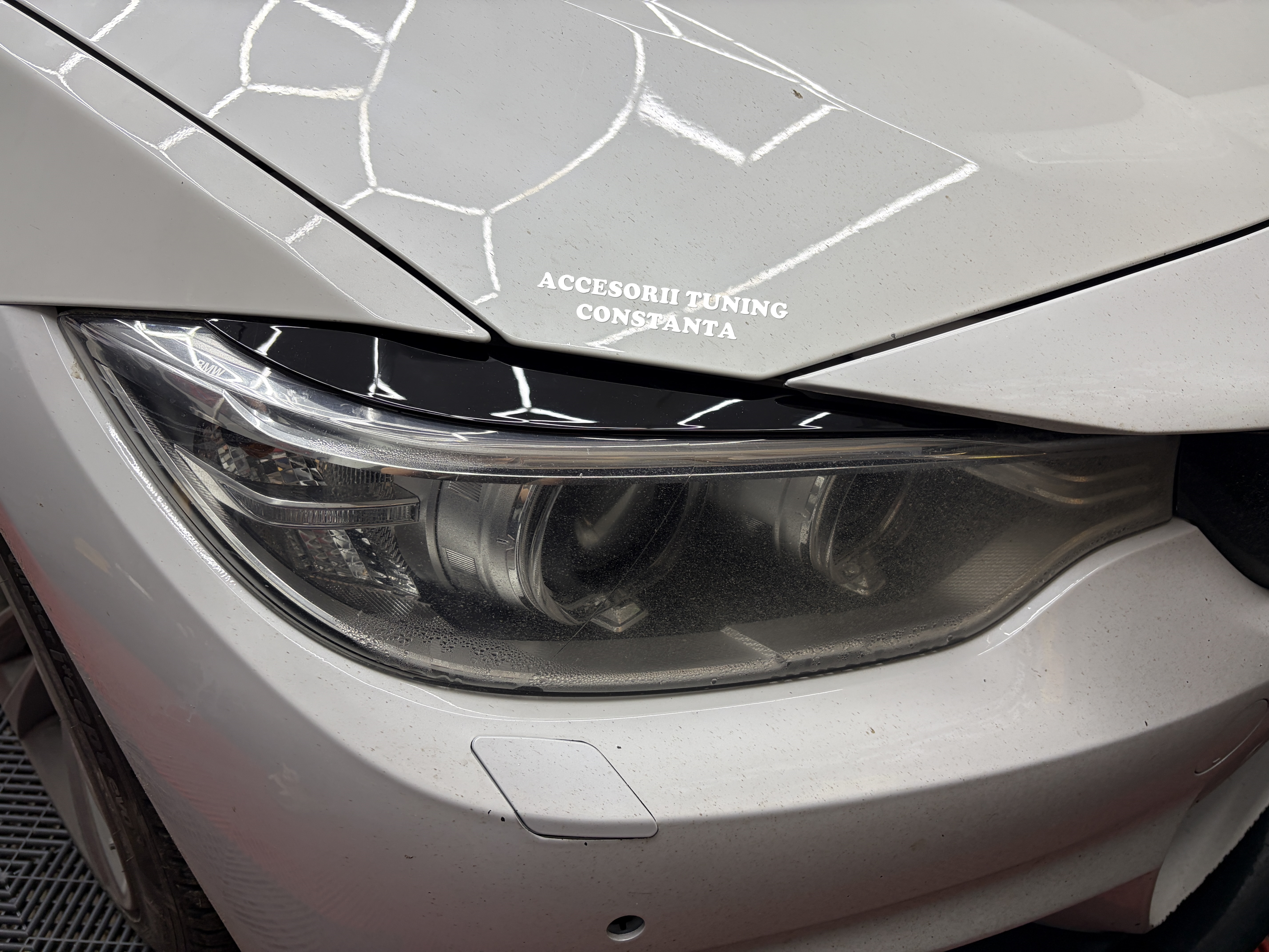 Ornamente / Pleoape Faruri BMW Seria 4 F32 F33 F36 Negru Lucios