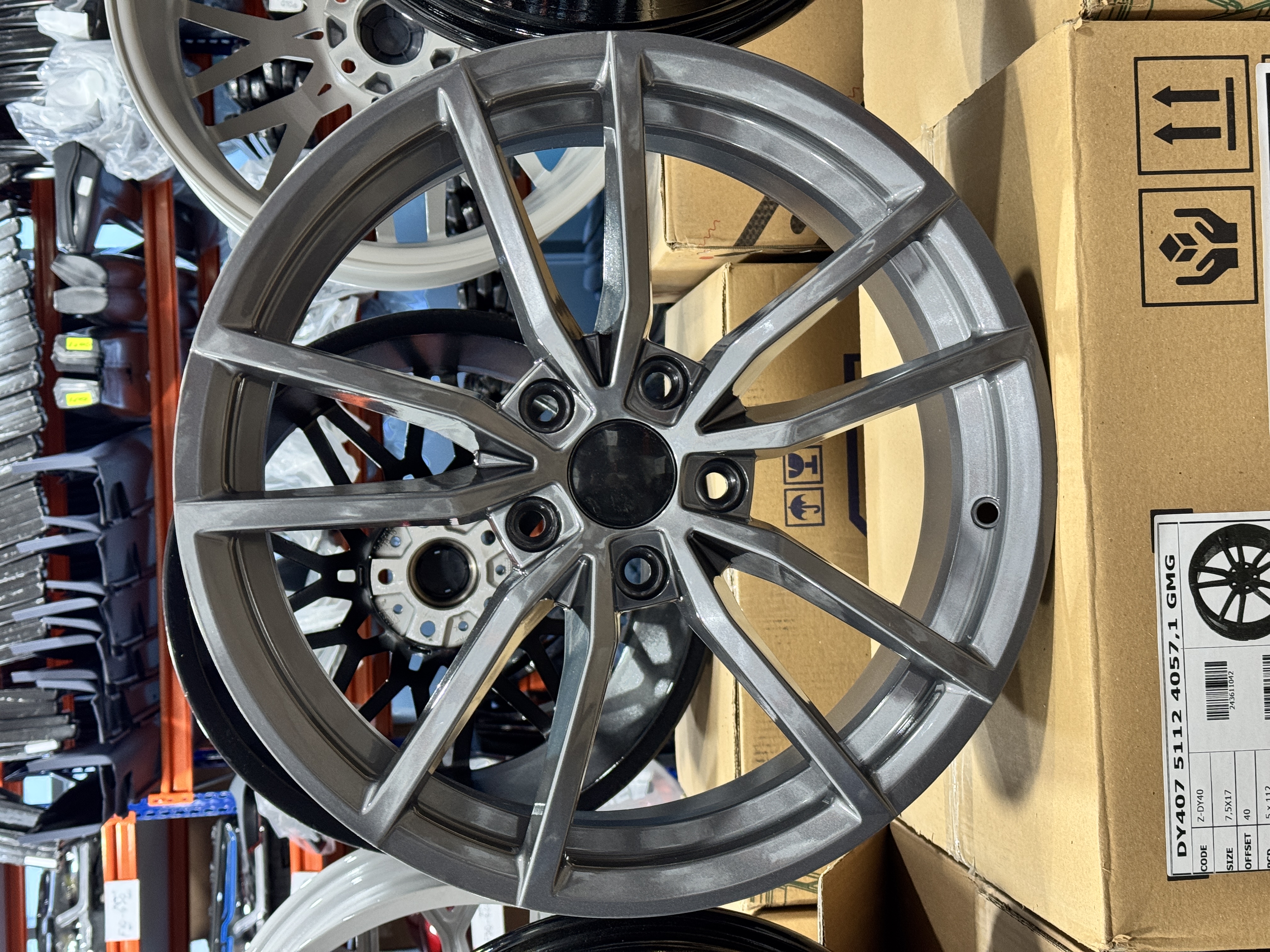 Jante Aliaj EMR Wheels DY407 - 5x112 17 Gun Metal