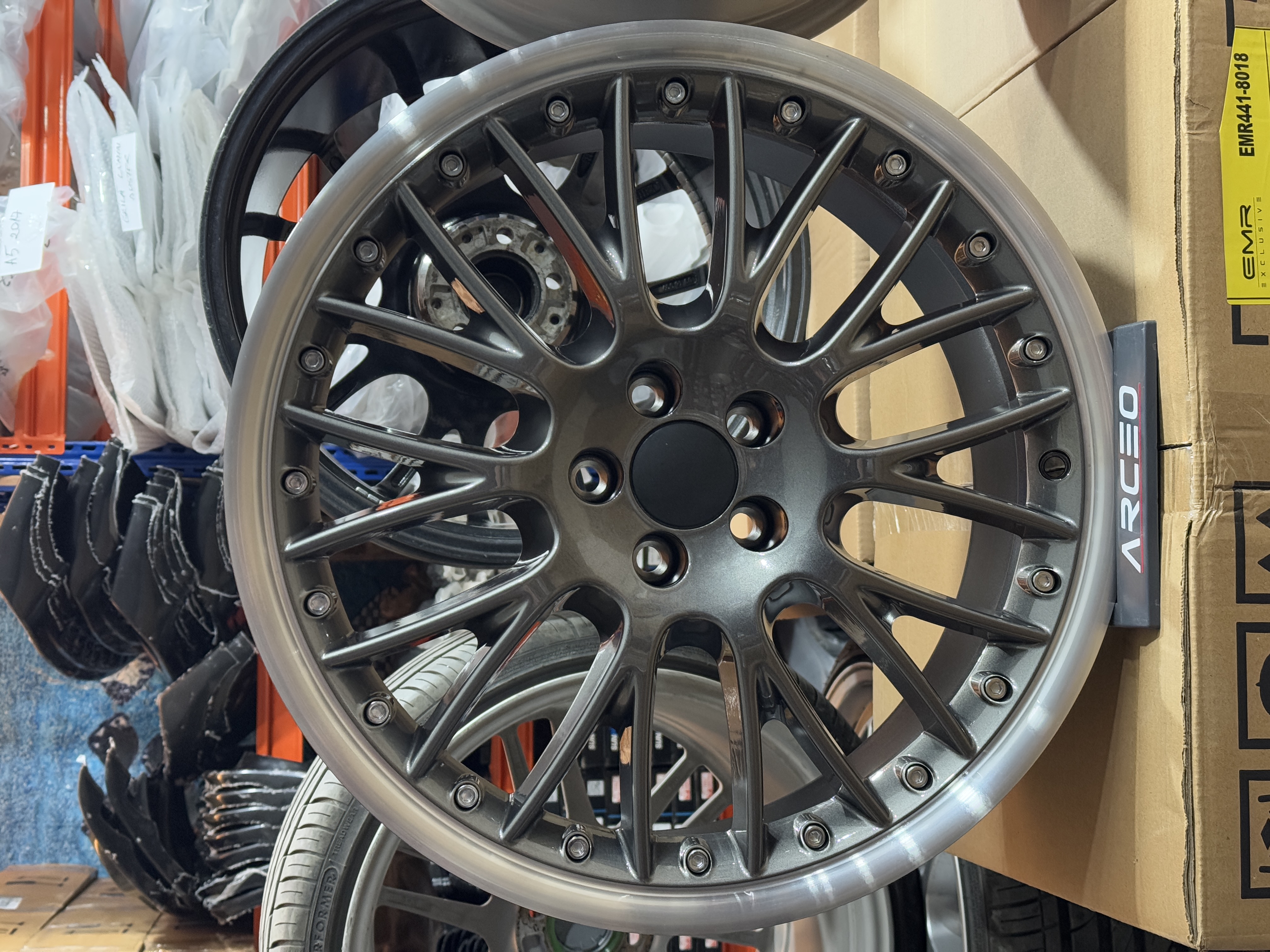 Jante Aliaj EMR Wheels E441 - 5x100 18 Palladium Lip